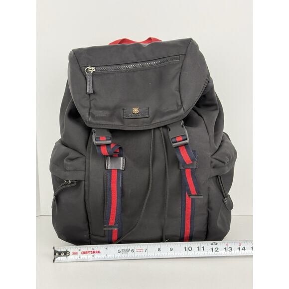 Gucci Animalier Tiger Head Backpack Black with Black Hardware - Picture 13 of 16